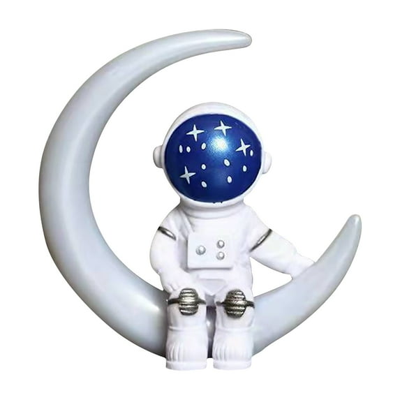 HCTSHG Astronaut Model Birthday Gift Cake Model Home Decor, Spaceman Statues Space Theme Desktop Decorations Cake Topper Space Cake Decorations Spaceman Astronaut Theme Party Decors 