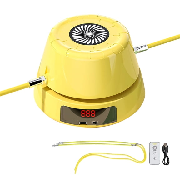 HCTSHG Auto Jump Trainer Rechargeable Machine Machinewith10 Speeds Adjustable & Remote Control Automatic Counting Rope,Smart Jump Rope Machine Electronic Skipping Ropes ﻿