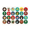 thumbnail image 1 of HCTSHG Christmas Advent Calendar Stickers, Numbered Countdown Stickers for Gifts, Envelopes and Crafts, Christmas Theme Decorations and Sealing Supplies, 1 of 2