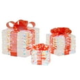thumbnail image 1 of HCTSHG Christmas Decorations, Set of 3 Lighted Gift Boxes, Battery Operated Xmas Present with Warm White LED and Bows, for Indoor Christmas Tree, Yard, and Home, 1 of 5