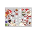 thumbnail image 1 of HCTSHG Christmas Snowflake Window Stickers, Holiday Window Clings with Santa Reindeer Decals, Xmas Decals for Glass Home Party Decorations and Festive Decor, 1 of 3
