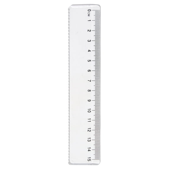 HCTSHG Color Transparent Ruler Plastic Rulers, Plastic Ruler Small Ruler for Measuring, Suitable for Artists Designers Etc, Plastic Ruler Straight Ruler Measuring Tool for Office