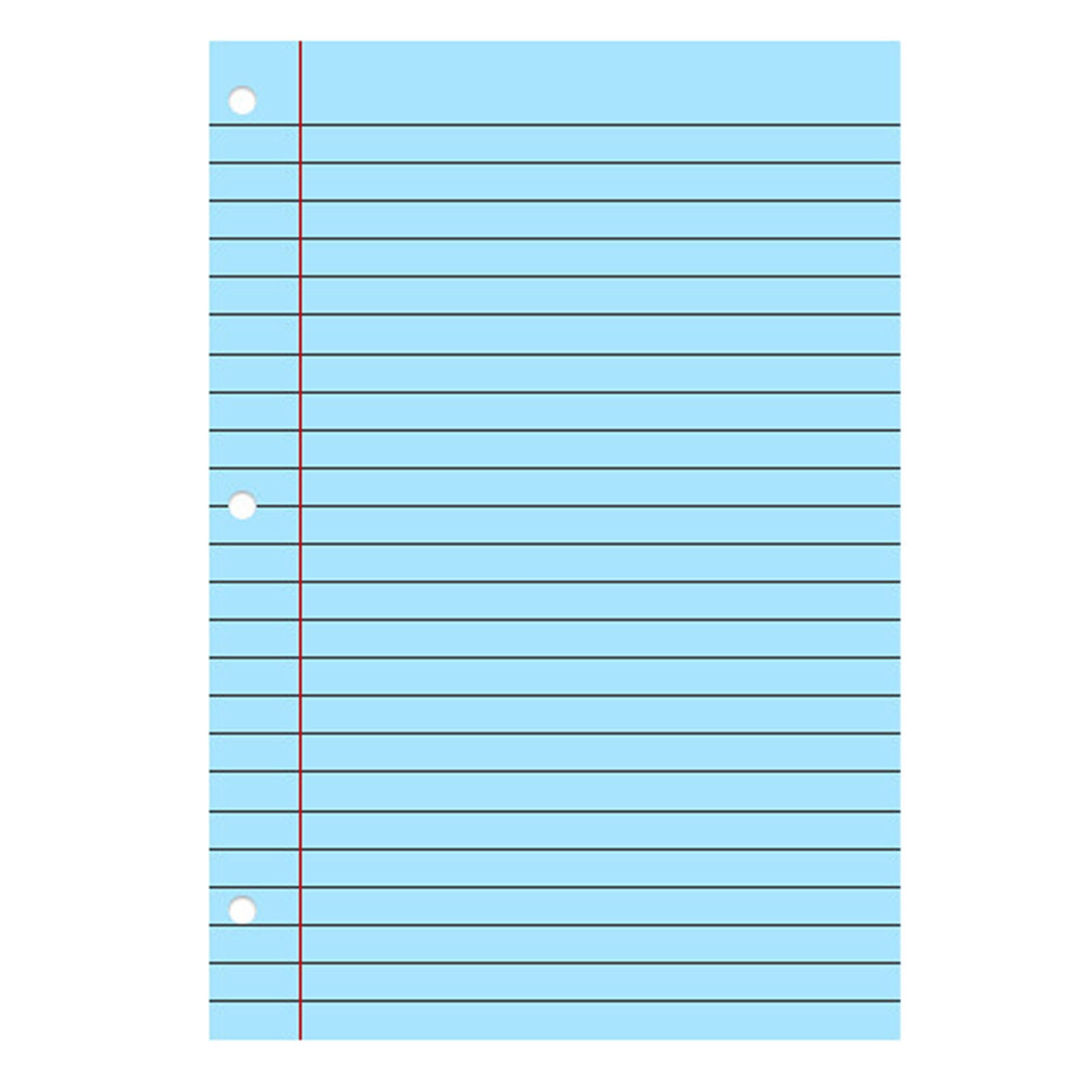 HCTSHG Colored Loose Paper 8" X 11" College Ruled Lined 3 Hole Punched Notebook Filler Paper for 3-Ring Binders Notepad Writing Note Pads Ideal for Home, Office, Binders,Planning & Journaling