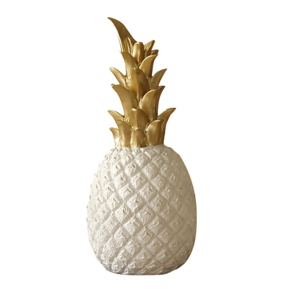 HCTSHG Creative Small Statue Pineapple Statue Decor Modern Style Ceramic Pineapple Figurine Statues for Home Decor Accents Living Room Office Table Bookshelf Desk Bedroom Decorative Objects 