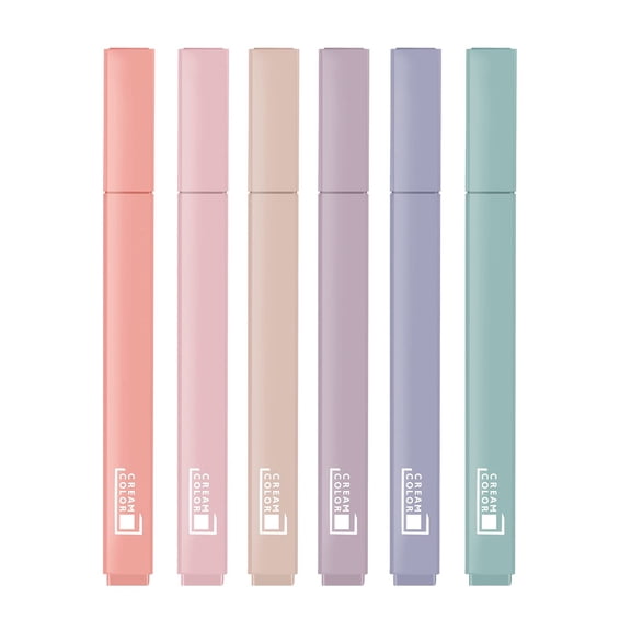 HCTSHG Cute Highlighters Aesthetic Highlighters, Chisel Tip Marker Pens,Assorted Color Candy Highlighters,No Bleed Bible Highlighter,Cute Pastel Highlighter for Journaling Planner Notes Supplies