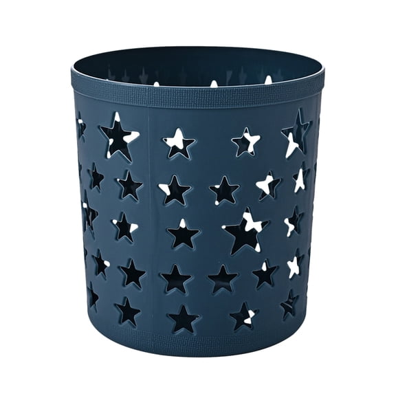HCTSHG Decorative Storage Buckets,Star Shape Pen Holder Modern with Five-Pointed Star Hollowed Design Multi-Functional Desktop Organizer and Pen Holders for Office and Home 