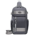 thumbnail image 1 of HCTSHG EDC Sling Bag Crossbody Backpack Sport Bag Pack Chest Shoulder Bag for Men One Strap Motorcycle for Hiking Walking Biking Travel Cycling with USB Charger Port, 1 of 9