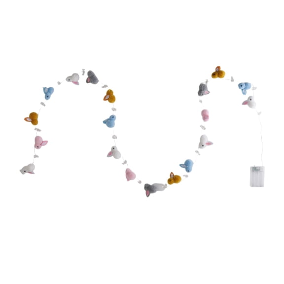 HCTSHG Easter Themed Egg String Lights with Shape, Soft LED Warm Decorative Lights Can Be Wrapped Around Table and Window Sill, Suitable for Spring Themed Party Home Decor, Battery Operated