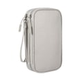 thumbnail image 1 of HCTSHG Electronic Accessories Carry Case Portable Bag for Travel Pouch Electronic Accessories Carry Case Portable Waterproof Double Layers Storage Bag for Cable, Cord, Charger, Phone, Earphone, 1 of 9