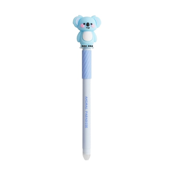 LYINGF Erasable Pens with Cute Animal Motifs,0.5mm Blue Ink Retractable Gel Pens,Cartoon Panda Pen for Writing,Office Supplies,Erasable Gel Ink Pens,Fun Note Taking, Correctable Ink,Smooth Writing