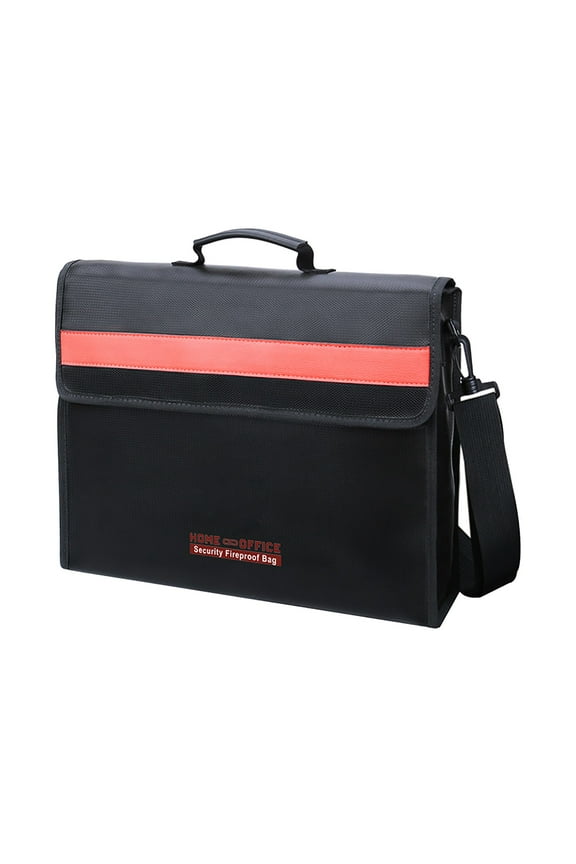 Fireproofing Briefcase Capacity Large Storage Briefcase File Pouch,Fireproof Document Bag Silicone Document Holder,Travel Home Fire Safe Storage Cash Pouch for Important Documents