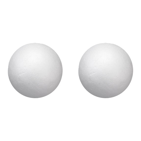 HCTSHG Giant Foam Balls,Smooth Solid Craft Balls for Christmas DIY Ornaments,White Christmas Polystyrene Styrofoam for Crafts Ornaments Foam Foam