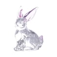 thumbnail image 1 of HCTSHG Glass Bunny Crystal Rabbit Figurine, Collectible Spring Easter Bunny Decorations, Glass Art Animal Paperweight, Easter Home Decor, Creative Gift Idea, Tabletop Decor, and Glass Sculpture, 1 of 6