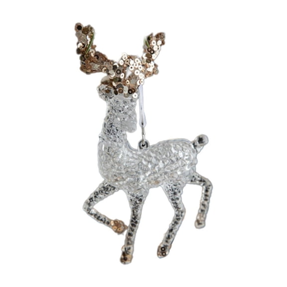 HCTSHG Glitter Christmas Decoration Clear Acrylic Xmas Tree Hanging Ornaments Crystal Hanging Pendant for Christmas New Year Holiday Wedding Winter Party Decor