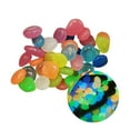 thumbnail image 1 of HCTSHG Green Glowing Pebbles, 300 PCS Solar/Light Charged Luminous Rocks, for Outdoor Garden, Lawn, Aquarium, Yard, and Fish Tank Decor, Reusable, 1 of 9