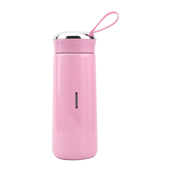 HCTSHG Insulated Water Bottle Leak Proof Metal Sports Water Bottle,Stainless Steel Insulated Water Bottle with Straw,For Cold & Hot Drinks,Metal Vacuum Flask with Screw Cap