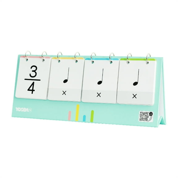 HCTSHG Learning Card Music Flashes Card Note Card Music Teaching Props Music Cards Note Training Cards,Teaching Aids Helps Improve Rhythm Skills and Sight-Reading Abilities,Rhythm-Training Aid