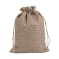 thumbnail image 1 of HCTSHG Linen Bag with Drawstring, Natural Material Storage Bag, Versatile Muslin Drawstring Pouches for Vegetables, Bread Bags, Linen Fabric Sachets, Reusable and Washable, 1 of 8