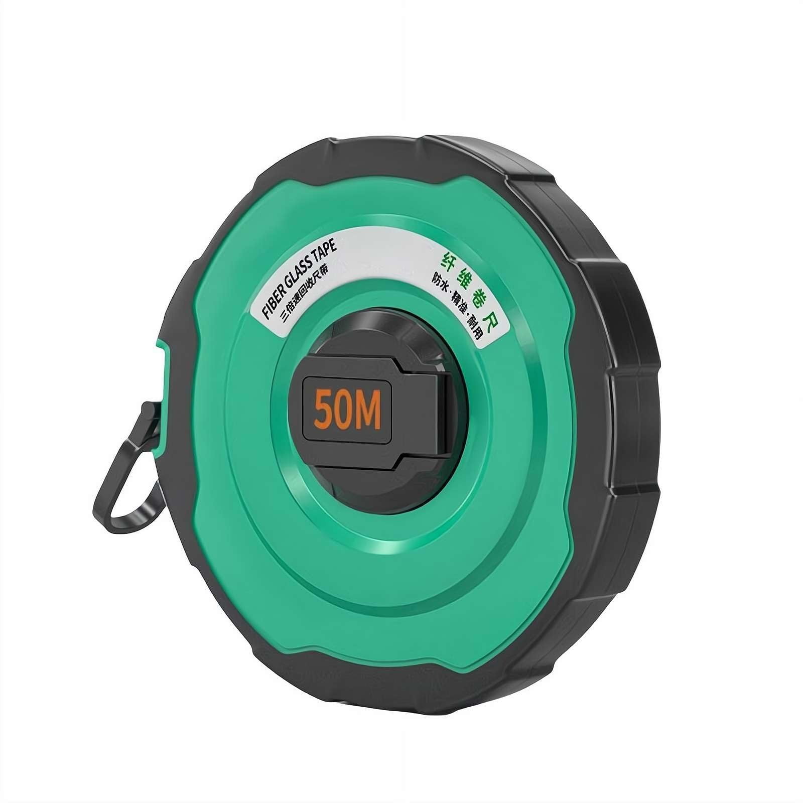 HCTSHG Measuring Tape Metric Tape Measure Double Scale Soft Leather Ruler Measurement Tape with for Surveyors, Engineers and Electricians, with Magnetic Tip and Rubber Protective Casing