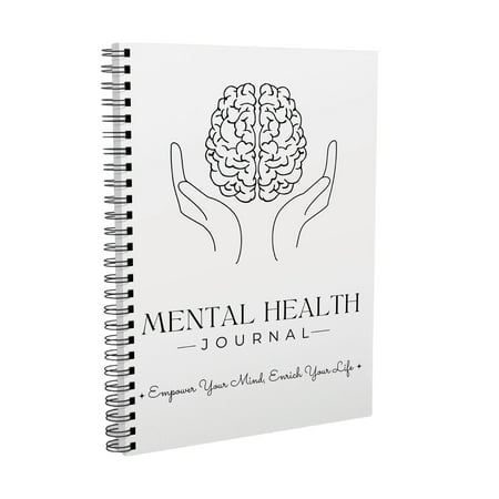 HCTSHG The Mental Health Journal Set Planner Care and Relaxation Workbook for Adults, Mental Health Planner for Men, Women Self Care Diary Journal Notebook for Mood, Mindset & Sobriety Support