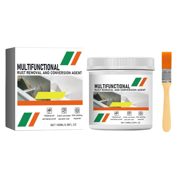 HCTSHG Multi Purpose Preventer Multi Purpose Converter Rapid Prevention Waterborne Preventive Metal Paint Dry Metal Paint(100ml),Anti Rust and Rust Prevention Paint, No Sanding or Primer Needed