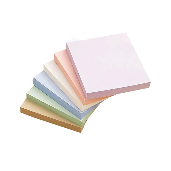 HCTSHG Neutral Boho Self-Stick Note Pads,Sticky Notes for Office,Study and Daily Life Organization,Easy to Stick on Home,Office and Notebooks,Reusable and Removable for Planning and To-Do Lists 