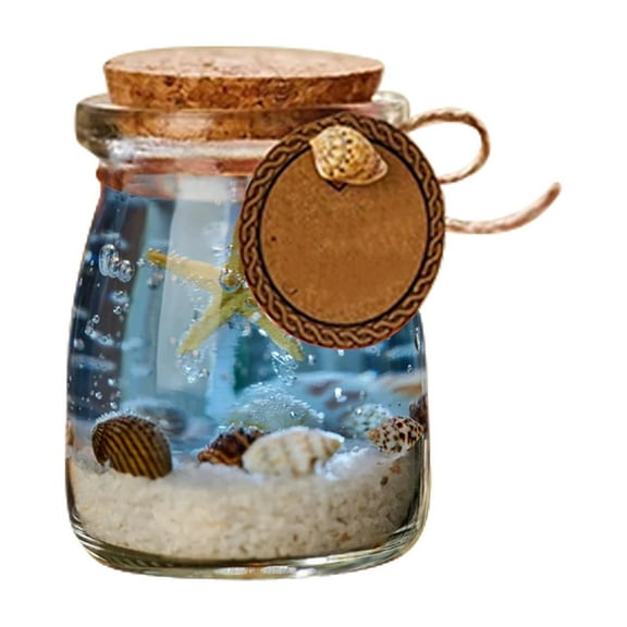 HCTSHG Ocean Theme Scented Gel Candle, Handmade Shell Starfish Gel Wax Candle for Home Decor, Meditation Stress Relief Gift, and Mood Lighting