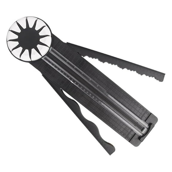HCTSHG Paper Craft Edge Cutter Paper Cutter Edge Cutter for Paper Crafts 12 In 1 Card Cutter Trimmers Paper,Multifunctional Paper Cutter Machine with Measurements for Scrapbooking
