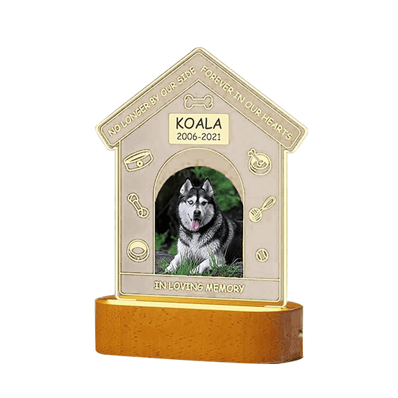 HCTSHG Personalized Couples Gifts,Acrylic Plaque Personalised Night Light Birthday Gifts For Custom Valentine's Day Gift With Photo Anniversary Memorial Gifts For Couples Christmas Graduati
