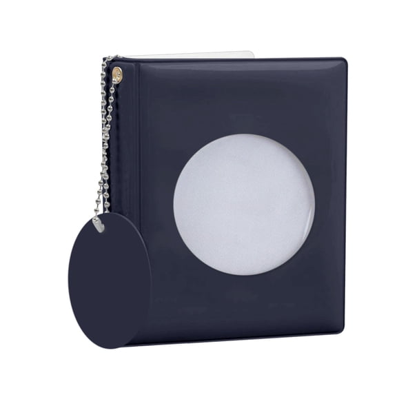 HCTSHG Photocard Album 3 Inch Photocard Holder Book Photo Album with 32 Pockets, Mini Photo Album Heart Hollow Card Binders with Pendant for Star Chasing Photo Collection, Idol Memorabilia