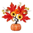 thumbnail image 1 of HCTSHG ​​Pumpkin Tree Centerpiece​​, Autumns Thanksgiving Display, ​​Dining Table Decor​​, Harvest Flower Ornaments for Living Room Mantel Holiday Ambiance, 1 of 9