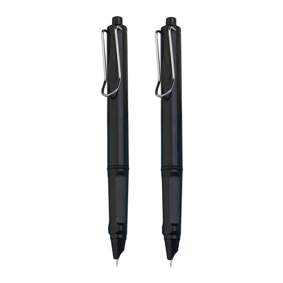 HCTSHG Retractable Pen Retractable Pens for Writing Retractable Pens 2ml,Weatherproof Durable Black Plastic Clicker Pen for Drawing & Writing,for Pleasant Long Writing,Made of Robust ASA Plastic