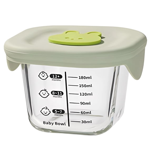 HCTSHG Reusable Glass Storage Containers with Secure Lids, 8oz Leakproof Snack Containers for Baby Food Puree, Salad Dressing, Infant Meals, Small Freezer Safe Glass Food Containers for Kitchen
