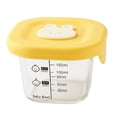 thumbnail image 1 of HCTSHG Reusable Glass Storage Containers with Secure Lids, 8oz Leakproof Snack Containers for Baby Food Puree, Salad Dressing, Infant Meals, Small Freezer Safe Glass Food Containers for Kitchen, 1 of 9