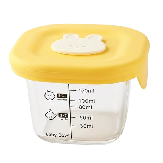 HCTSHG Reusable Glass Storage Containers with Secure Lids, 8oz Leakproof Snack Containers for Baby Food Puree, Salad Dressing, Infant Meals, Small Freezer Safe Glass Food Containers for Kitchen