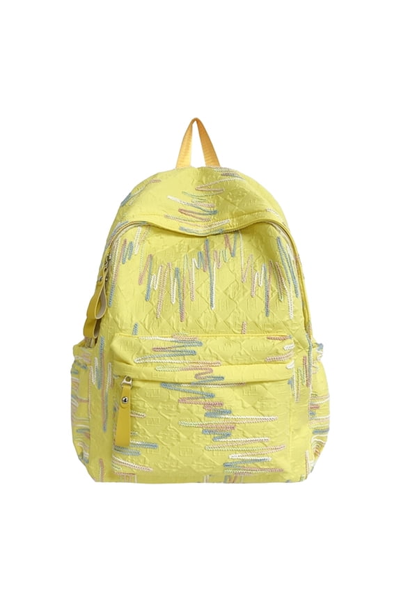 Sequin Daypack Cute Backpack With Plush Zipper Pull Lightweight Large Capacity,Bookbag Fashion Daypacks,Cute Backpack with Plush Zipper Pull, Lightweight, Large Capacity