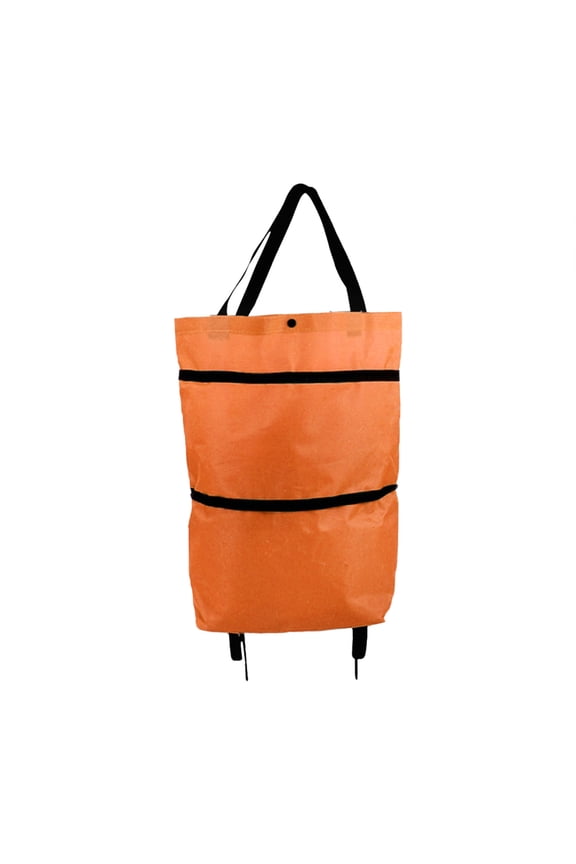 Shopping Trolley Bag Portable Multifunction Folable Tote Bag Shopping Cart Reusable Grocery Bags with Wheels Rolling Grocery Cart