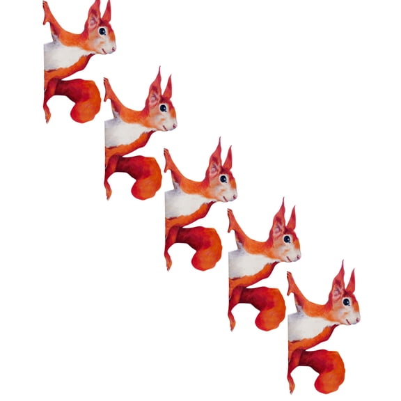 HCTSHG Squirrel Window Stickers Funny Squirrel Wall Stickers Funny Animal Window Decals Animal Fall Pine Cone Windows Decals Peel and Stick Cartoon Squirrel Stickers for Wall Car Window Stickers