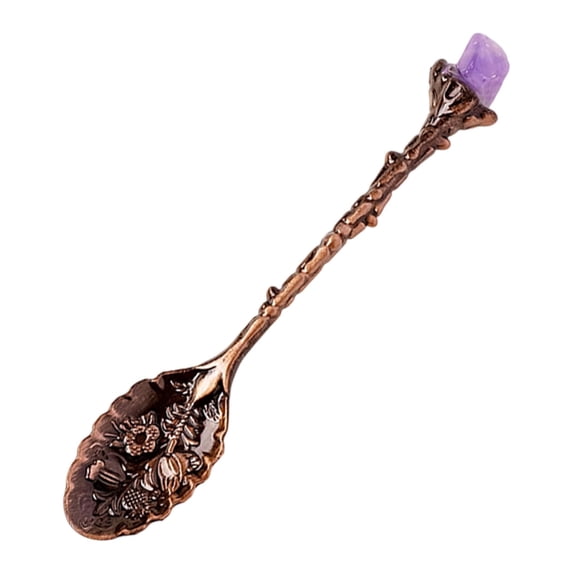 HCTSHG Stainless Steel Spoons,Flower Carving Tea and Coffee Spoons,Long Handle Dessert Sugar Spoon,Coffee Bar Accessories,Espresso Spoon,Hot Drinks Spoon, Kitchen Gift,Elegant Tableware