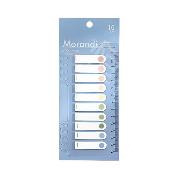 HCTSHG Sticky Labels, Page Markers, Index Labels,Morandi Sticky Note Tabs Colored Writable and Repositionable Book Flags Tabs Strip Index Tabs,Page Tabs,Multi-Colored Writable