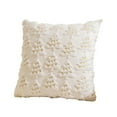 thumbnail image 1 of HCTSHG Throw Pillow Christmas Tree Decorative Pillow Soft Plush Wool Pillow Home Decors for Sofa Livingroom Bed,Xmas Home Decor Winter Holiday for Sofa Couch Livingroom Bed Cream, 1 of 9