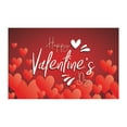 thumbnail image 1 of HCTSHG Valentine's Day Banner Happy Valentine's Day Background Cloth Banner Valentine's Day Party Flag Decoration Articles Party Decorations Supplies Valentines Party Photo Booth Prop, 1 of 9