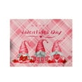 thumbnail image 1 of HCTSHG Valentine's Day Placemats, Love Heart Seasonal Farmhouse 12 x 18 Inch Anniversary Wedding Holiday Table Mats for Dining Table Party Kitchen Decoration Dinner, 1 of 8