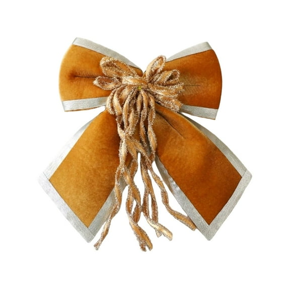 HCTSHG Velvet Bows Christmas Bows for Tree Premade Bows for Wreaths Twist Tie Bows for Gift Wrapping, Festive Winter Decor, Tree Garland, Swag, Wedding Decor