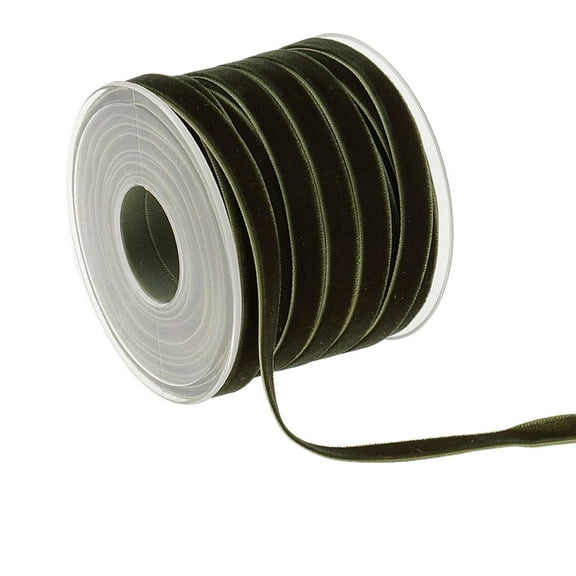 HCTSHG Velvet Fabric Thin Velvet Ribbon for Choker Wrapping Bows Flower Bouquet Wedding Christmas Decorations for Gift Wrapping Wreath Decoration Handmade Crafts Bow Making ﻿