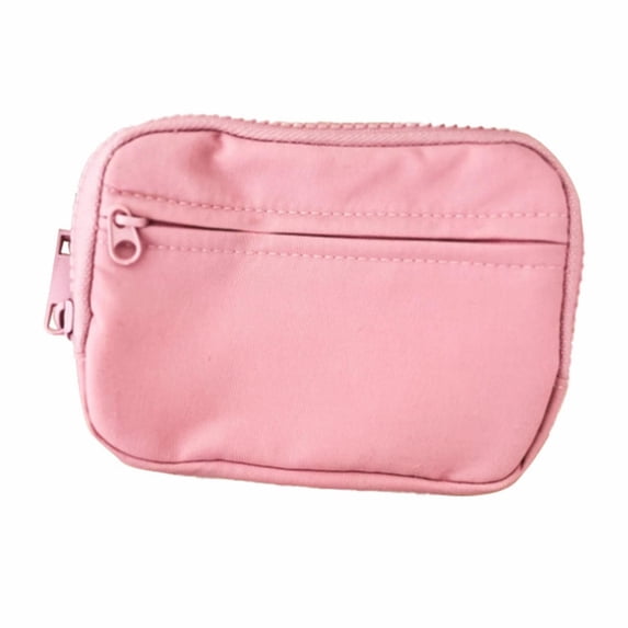 HCTSHG Wallet for Women Mini Zip Card Case with Clear ID Window Zipper Coin Purse Lightweight Portable Keychain Wallet,Small Wallets Woman RFID Blocking Leather Credit Card Holder