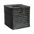 thumbnail image 1 of HCTSHG Wicker Tissue Box Cover, Rattan Square Tissue Box Holder, Boho Decorative Woven Water Hyacinth Cube for Bathroom, Living Room, Kitchen, 1 of 1
