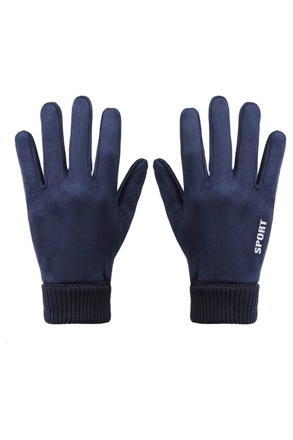 Winter Gloves Upgraded Touchscreen Anti Slip Silicone Gel Elastic Thermal Soft Knit, Touch Screen Texting Warm Running with Thermal Soft Knit Lining for Running Driving Hiking, Unisex Gloves
