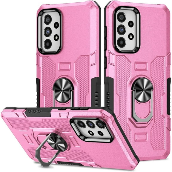 HCTian Case for Galaxy A32 4G Case, Samsung A32 4G SM-A325F Case, Heavy Duty Kickstand Holder Built-in Magnetic Car Mount Shockproof Camera Protective Phone Cover for Samsung Galaxy A32 4G