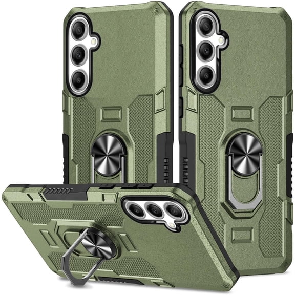 HCTian Case for Galaxy S24 Plus Case, Samsung S24+ 5G SM-S926U Case, Heavy Duty Kickstand Holder Built-in Magnetic Car Mount Shockproof Camera Protective Phone Cover for Samsung Galaxy S24+